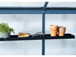 Juliana Regale Schwarz^Aluregal 3 Sektionen Schwarz