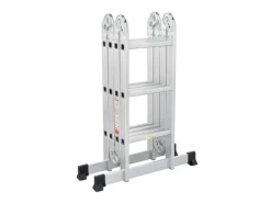 Juskys Aluminium Multifunktionsleiter 3,6m Tragfähigkeit bis 150 kg