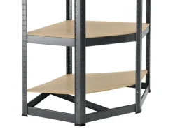 Juskys Kellerregale|Eckregale^Eckregal Lagerregal Corner Basic 180 x 70 x 40 cm in