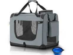 Juskys Faltbare Hundetransportbox Lassie L