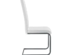 Juskys Stühle^Freischwinger Stuhl Vegas 2er Set aus Kunstleder