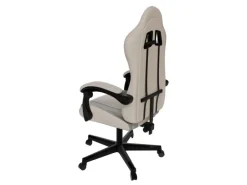 Juskys Stühle^Gamingstuhl HyperSeat Beige/Hellgrau