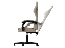 Juskys Stühle^Gamingstuhl HyperSeat Beige/Hellgrau