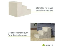 Juskys Sofas^Haustiertreppe Timmy mit 3 Stufen