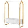 Juskys Garderoben^Kinder Kleiderständer Filla Mit Großer Schublade