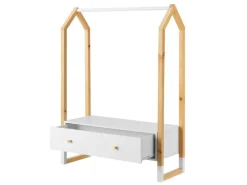 Juskys Garderoben^Kinder Kleiderständer Filla Mit Großer Schublade
