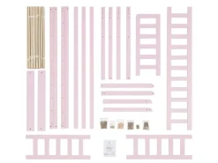 Juskys Betten^Kinderbett Marli 80 x 160 cm mit Matratze