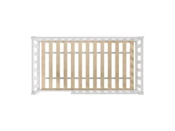 Juskys Betten^Kinderbett Naya 80 x 160 cm mit Matratze Weiß