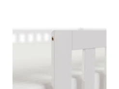 Juskys Betten^Kinderbett Naya 80 x 160 cm mit Matratze Weiß