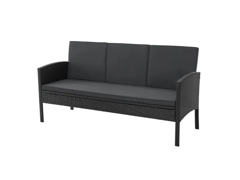 Juskys Polyrattan Gartenmöbel Sitzgruppe Turin