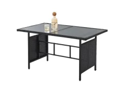 Juskys Polyrattan Gartenmöbel Sitzgruppe Turin