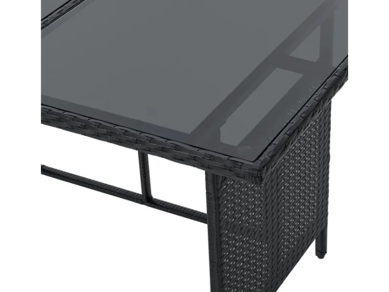 Juskys Polyrattan Gartenmöbel Sitzgruppe Turin