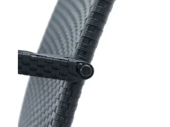 Juskys Polyrattan Gartenstühle Yoro 4er Set Stapelbar mit Armlehnen