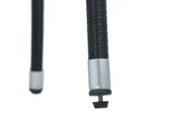 Juskys Polyrattan Gartenstühle Yoro 4er Set Stapelbar mit Armlehnen