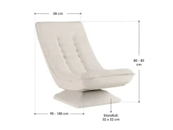 Juskys Sessel^Relaxsessel Korsika Cord