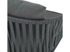 Juskys Kissen|Stühle^Rope Stühle 2er Set mit Sitz und Rückenkissen