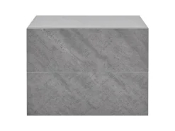 Juskys Wandschrank Nachttisch 40x29x30 cm mit 2 Schubladen optik