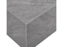 Juskys Wandschrank Nachttisch 40x29x30 cm mit 2 Schubladen optik