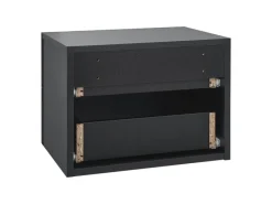 Juskys Wandschrank Nachttisch 40x29x30 cm mit 2 Schubladen