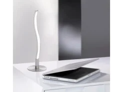 Just Light. Kommode^LED Tischleuchte Wave Stahl H: 30 cm