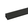 Zierprofile^Kaindl Wandanschlussprofil 300 cm x 2,4 cm Schwarz