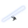 kalb LED Badleuchte Spiegellampe Aufbauleuchte für Spiegel Schrank Oder Wand 230VAC IP44 Chrom 4000K 45cm Länge