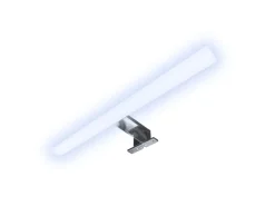 kalb LED Badleuchte Spiegellampe Aufbauleuchte für Spiegel Schrank Oder Wand 230VAC IP44 Chrom 4000K 45cm Länge