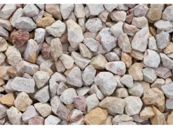 Scherf Kalksteinsplitt Juli-Bunt 22 - 32 mm 25 kg PE-Sack