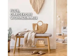 Karat Sitzbänke^Bambus Sitzbank Montana Schuhregal mit Stauraum und Sitzkomfort 34 x 90 x 45 cm