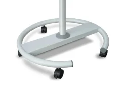 Karat Mobiles Flipchart Shark Premium mit Rollenfuß und 2 Papierhaltern 73 x 104 cm