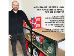 Karat Schwerlastregal Lakota 2er Set Traglast bis 875 kg 200 x 100 x 50 cm