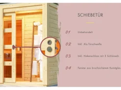 Karibu Saunahaus Jasper