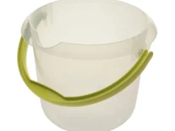 Keeeper Malerbedarf|Reinigung^Eimer Mika mit integrierter Mess-Skala 5 l Transparent