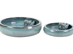 Vogeltränken^Keramik Vogeltränke 015 glasiert (Ø x H) 24 x 5,5 cm