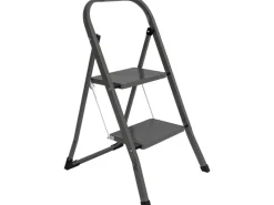 Leitern|Regal Weiß^Klapptritt 2-stufig Weiß 2-fach sortiert