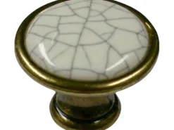 Kommode^Knopf 1700, Altmessing brüniert