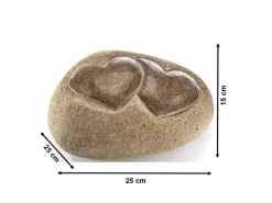 Dekorative Figuren^Kobolo Dekostein HEART aus Naturstein