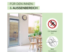 Kobolo Türvorhang OCEAN Kunststoff Blau 72 Stränge 90x200 cm