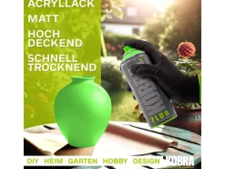 Sprühlacke|Buntlacke^Kobra DIY Fluo Buntlack Spray 400ml Flour Neon Matt