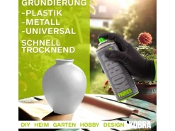 Sprühlacke^Kobra DIY Grundierspray 400ml Metall Primer Acryl Grundierung