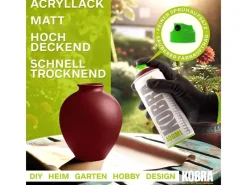 Buntlacke|Sprühlacke^Kobra LP Buntlack Spray 400ml Wein Matt