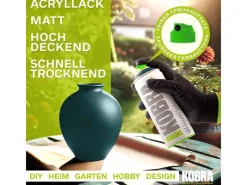 Kobra LP Buntlack Spray 400ml Aquamarinblau Matt