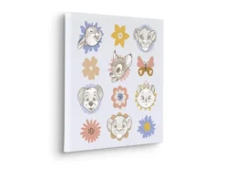Komar Bilder^Keilrahmenbild Disney Classics Flowerheads Beige