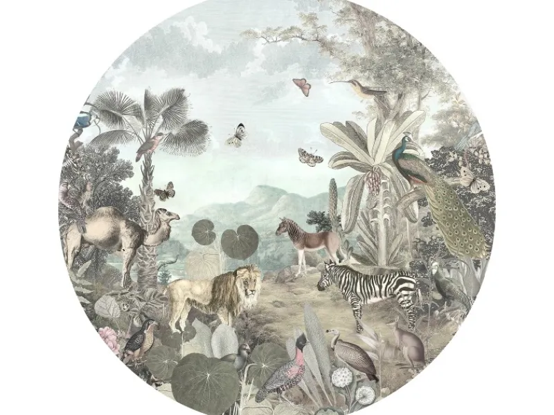 Komar Vlies Fototapete Utopia Selbstklebend Ø 125 cm