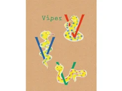 Komar Poster^Wandbild ABC Animal V 40 x 50 cm