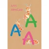 Komar Poster^Wandbild ABC Animal A 30 x 40 cm