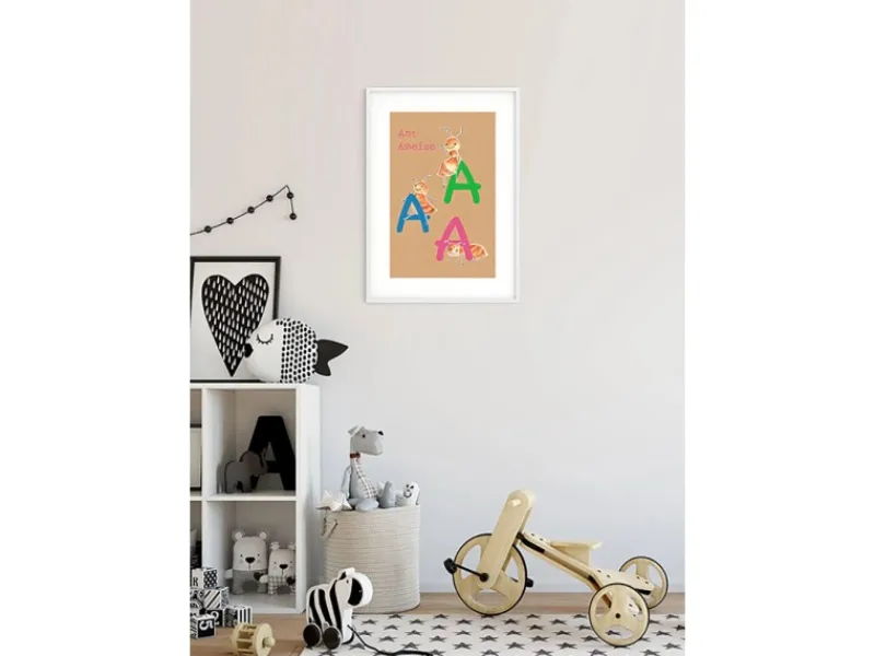 Komar Poster^Wandbild ABC Animal A 30 x 40 cm