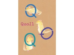 Komar Poster^Wandbild ABC Animal Q 50 x 70 cm