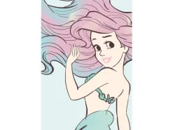 Komar Bilder|Poster^Wandbild Ariel Aquarell 50 x 70 cm