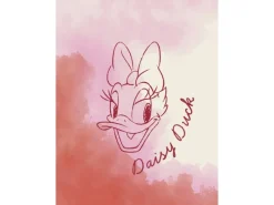 Komar Poster^Wandbild Disney Daisy Duck Watercolours 30 cm x 40 cm Rosa